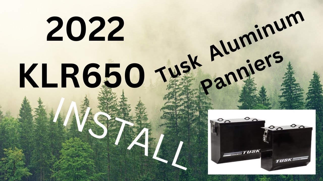 Tusk Racks & Aluminum Panniers Install