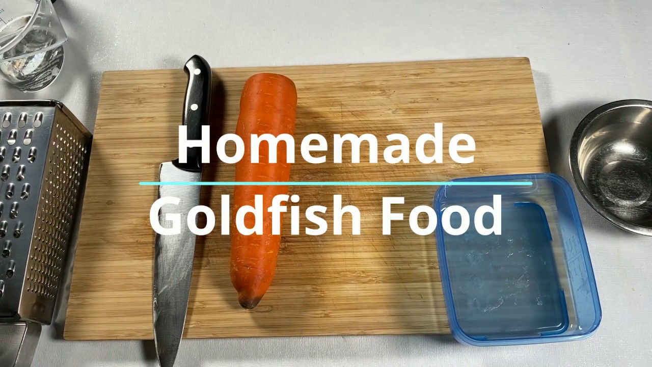 Homemade Goldfish Food - High protein and Veggie Fish Food