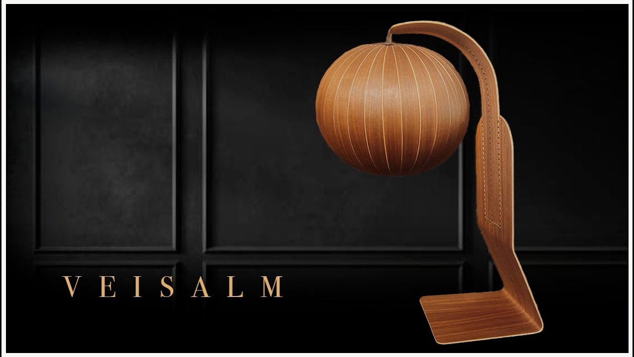 Making of wooden dome lampshade