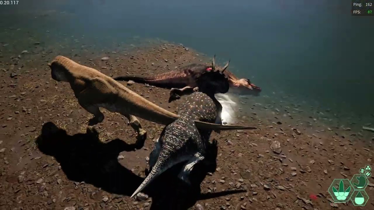 THE ISLE - 1 TRIKE VS 2 TREXES