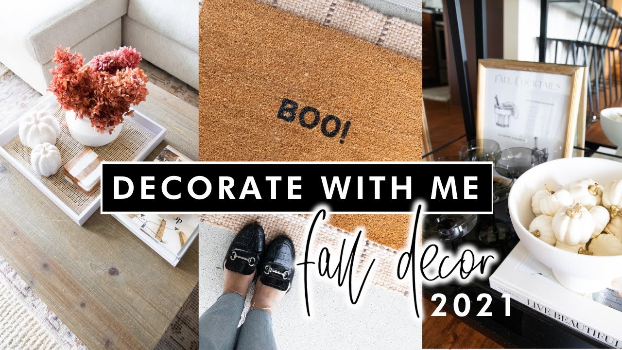 DECORATE WITH ME for Fall Decor 2021 + HUGE HAUL! | By Sophia Lee