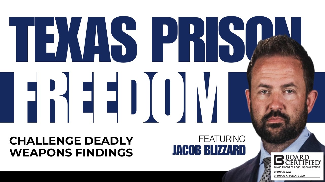 Discover How to Challenge Deadly Weapon Findings in Your Texas Criminal Case