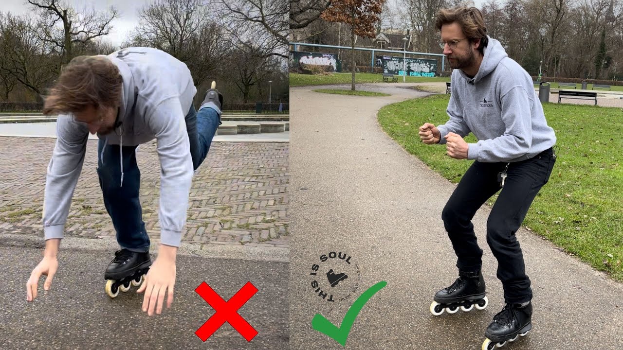 THE RIGHT POSITION ON INLINE SKATES