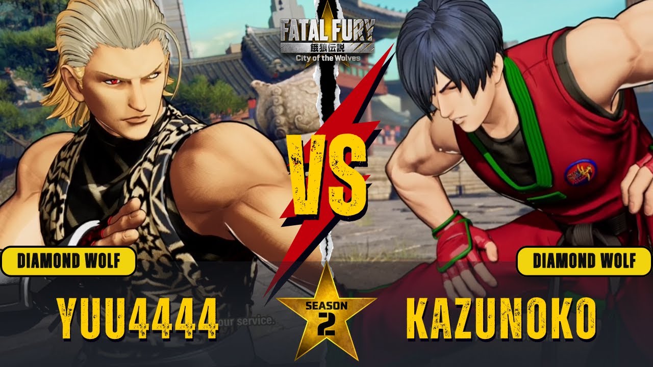 FF:CotW 🌟 YUU4444 (Terry) vs KAZUNOKO (Jae Hoon)🌟Replay Match - FATAL FURY: City of the Wolves!