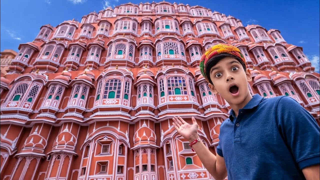 I wisit hawa mahal 🏫 solo trip pe 