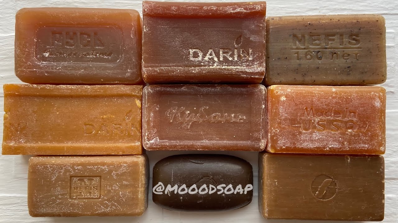 BROWN set ASMR|Cutting soap|Carving soap|АСМР|Резка мыла *no talking*