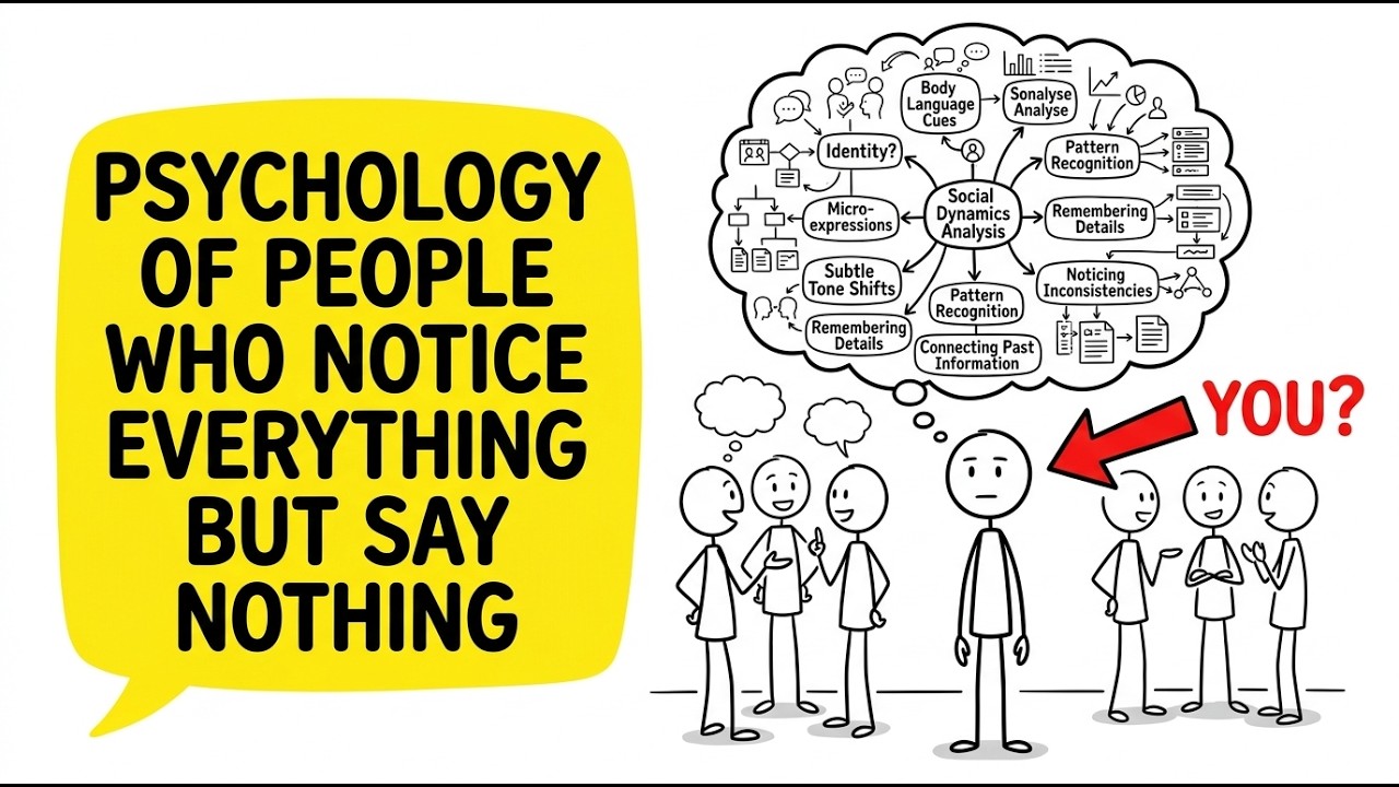 Psychology of People Who Notice Everything But Say Nothing