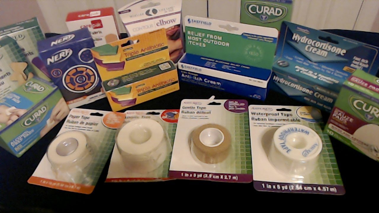 ASMR | Dollar Tree First Aid Skin Care Products Show & Tell (Soft Spoken)