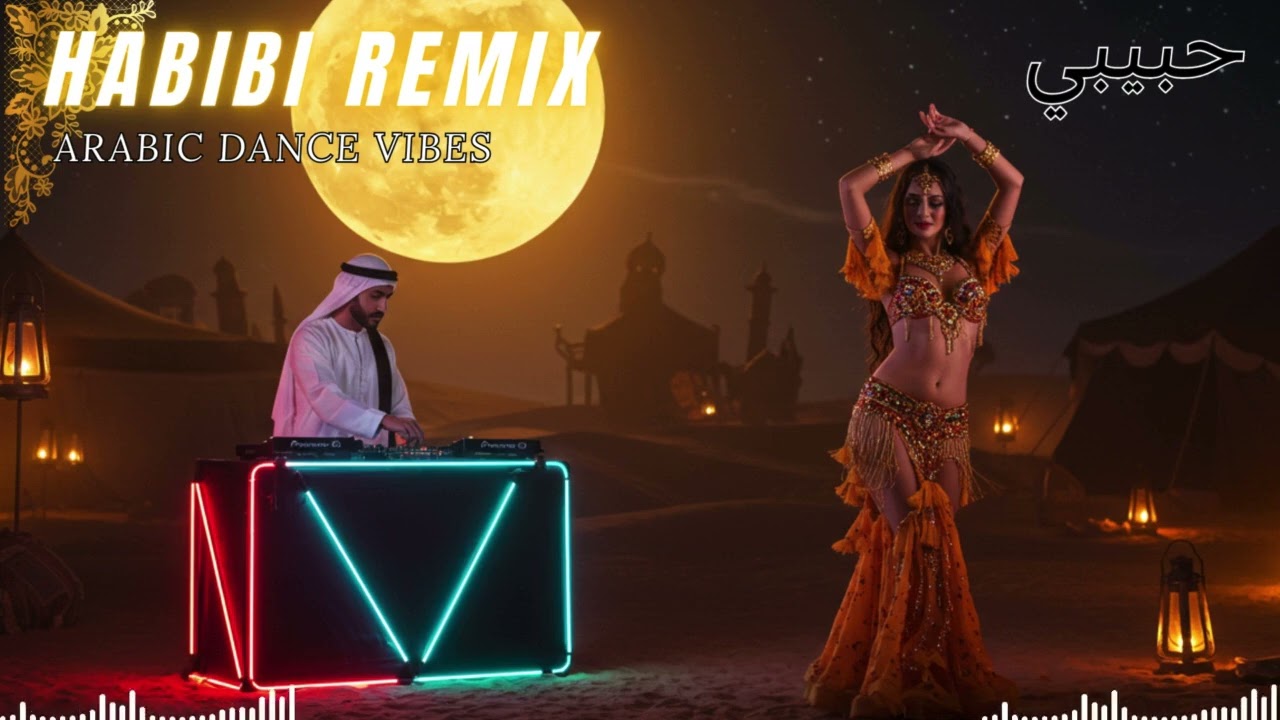 🌹 Habibi Stardust Remix 2025 | Arabic Balkan EDM Night Magic ✨