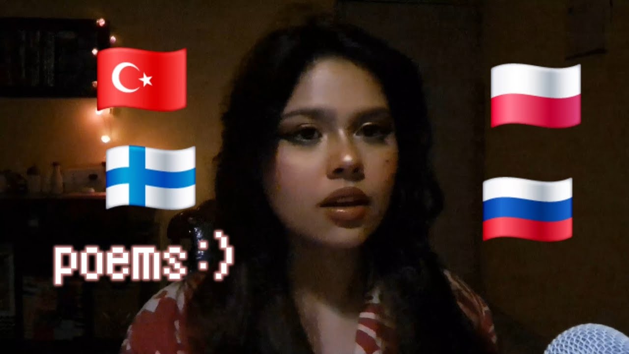 [LofiASMR] I recited poems in Polish, Finnish, Russian and Turkish ♡