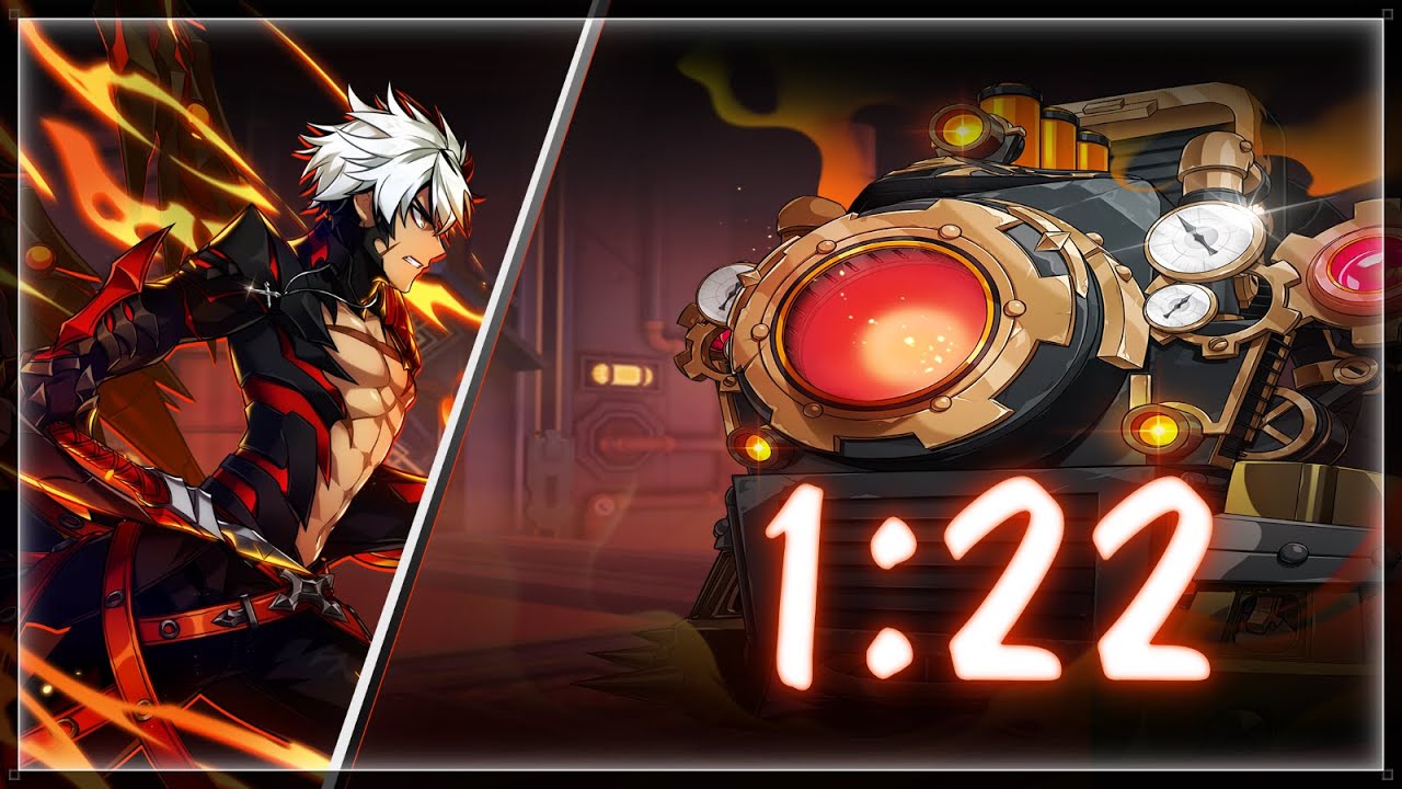 [Elsword / 엘소드] 레하 보급로 열차 탈환 1:22 / RH 15-X 1:22