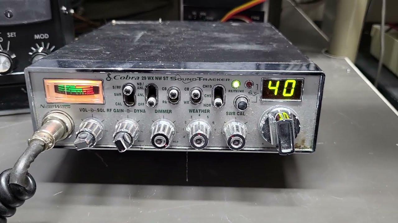 Cobra 29 WX NW ST Sound Tracker 40-канальная CB-радиостанция