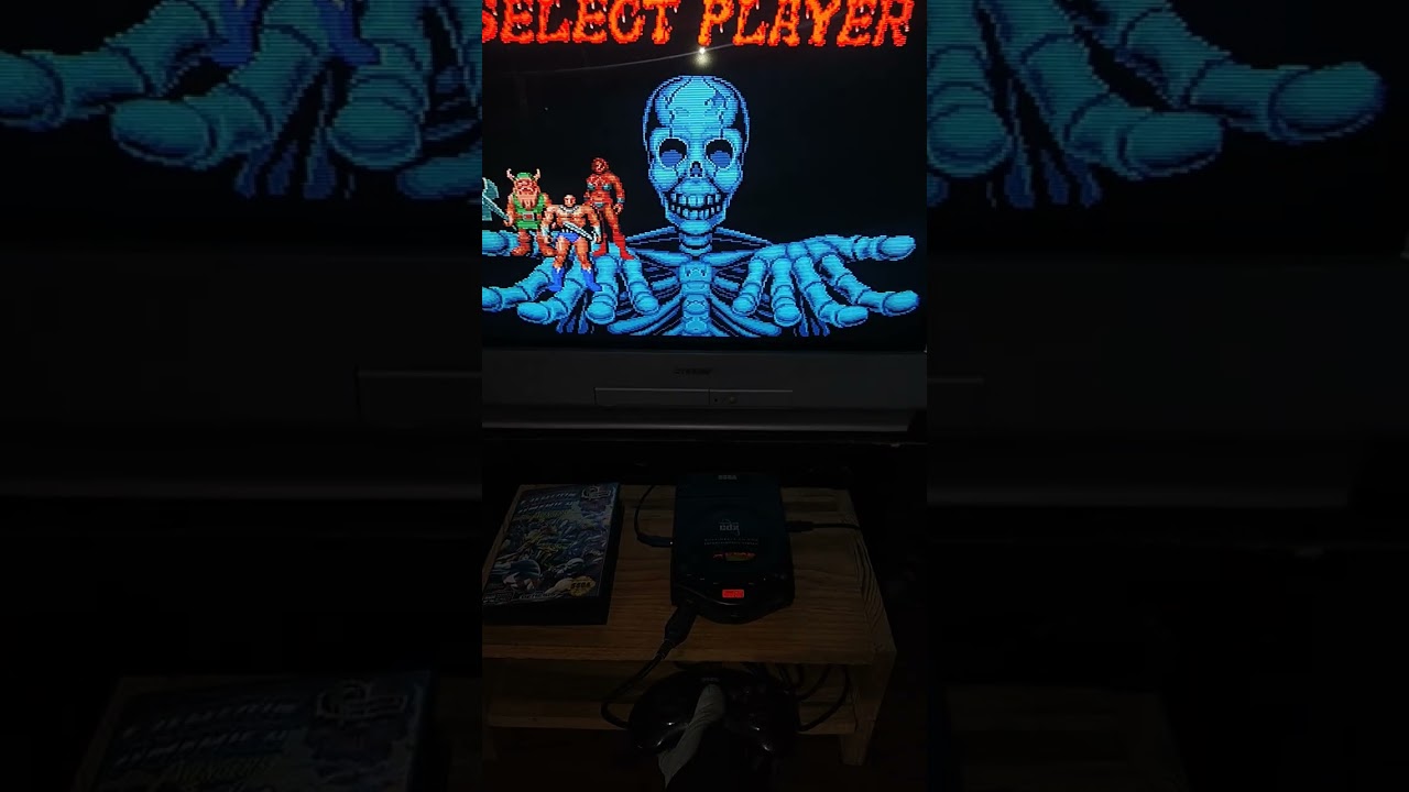 Sega Genesis Cdx MCdR ES- Captain America and the Avengers and Golden Axe test on Sony Trinitron Crt