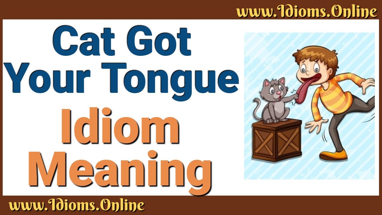 Cat Got Your Tongue Meaning | Idioms In English