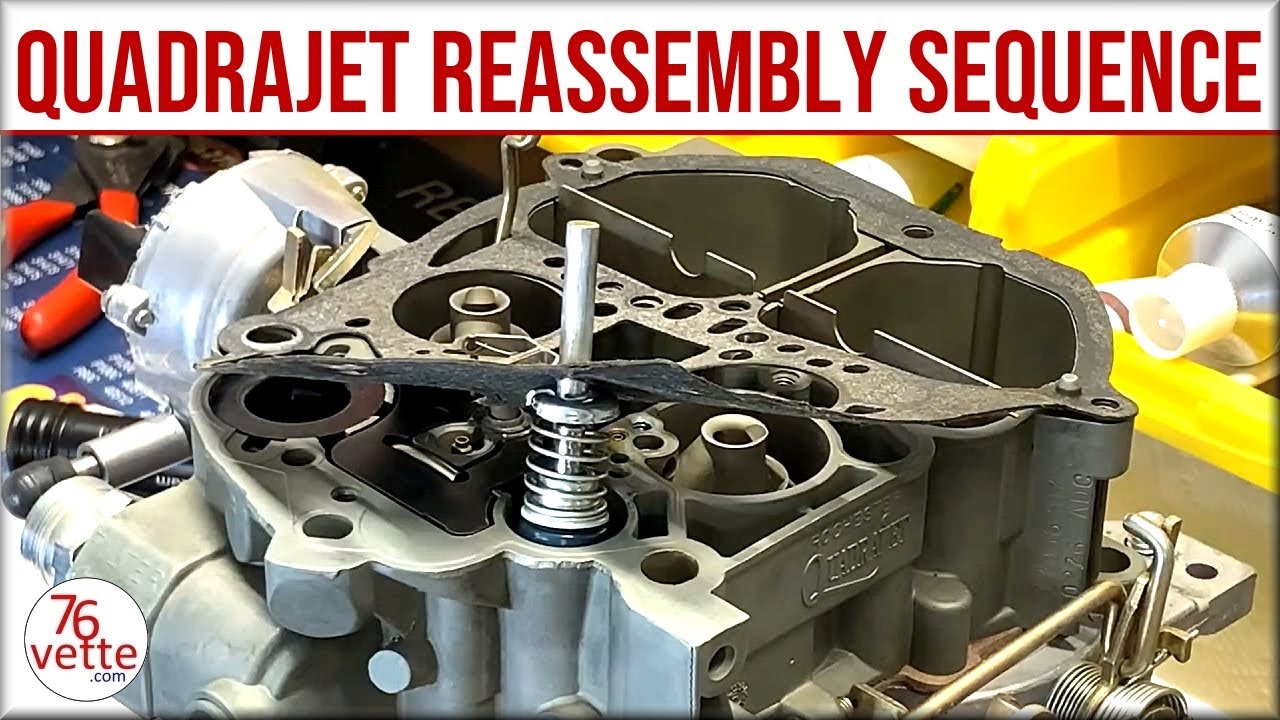 How to Reassemble a Quadrajet Carburetor