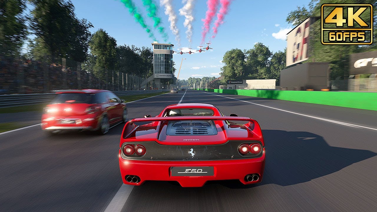 Gran Turismo 7 (PS5) FERRARI F50 '95 Gameplay (Autodromo Nazionale Monza) @ 4K 60ᶠᵖˢ ✔
