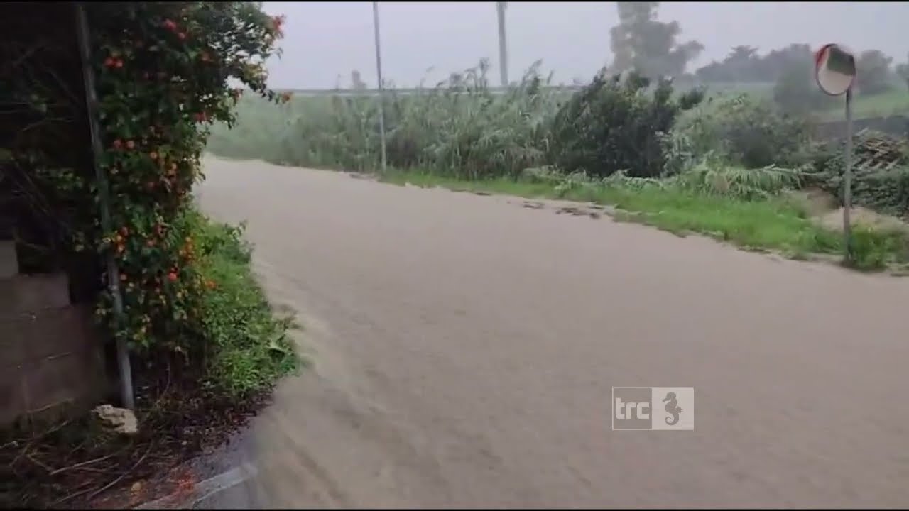 Nubifragio su Civitavecchia