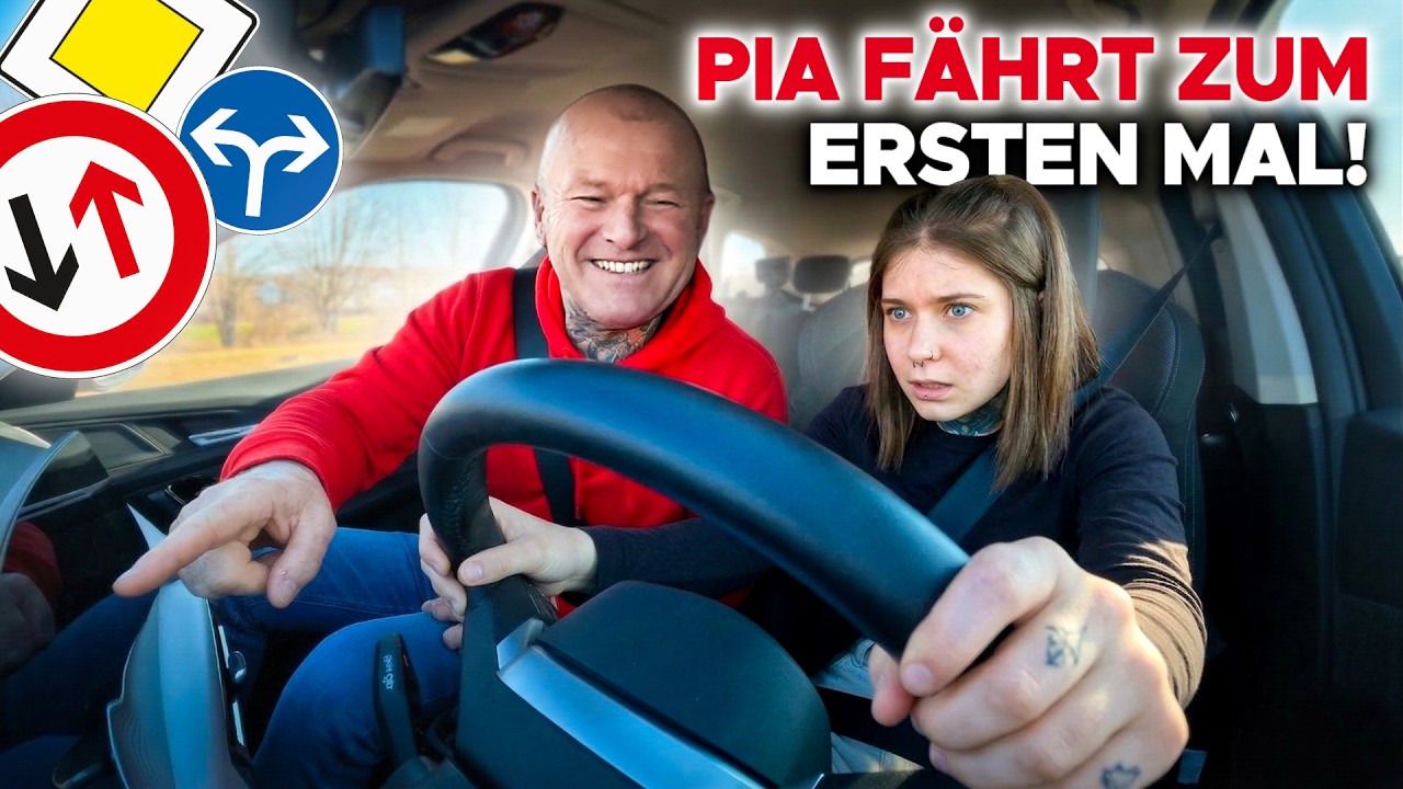 Pia sitzt zum ERSTEN MAL am Steuer! 🚘 | Fischer Academy - Die Fahrschule