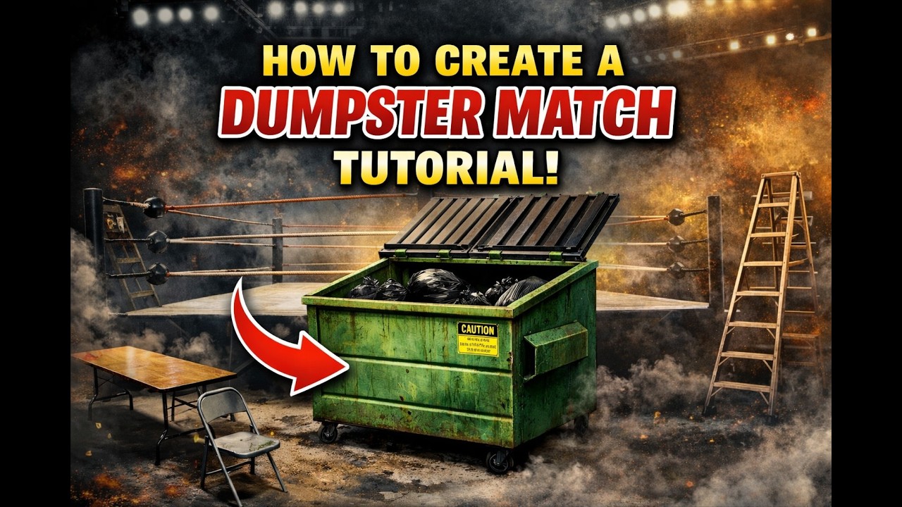 WWE 2K26: How To Create A Dumpster Match In Universe Mode (Tutorial)