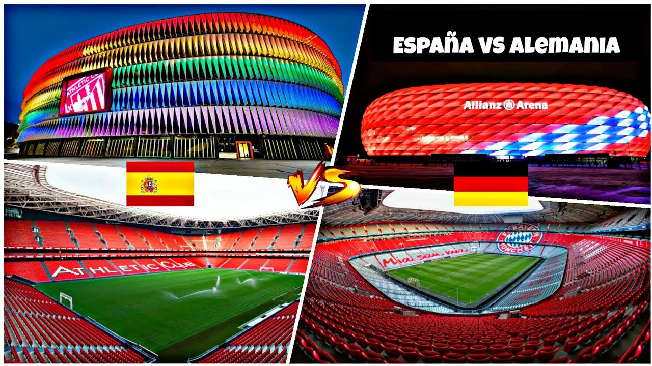Estadios de España 🇪🇸 VS Estadios de Alemania 🇩🇪