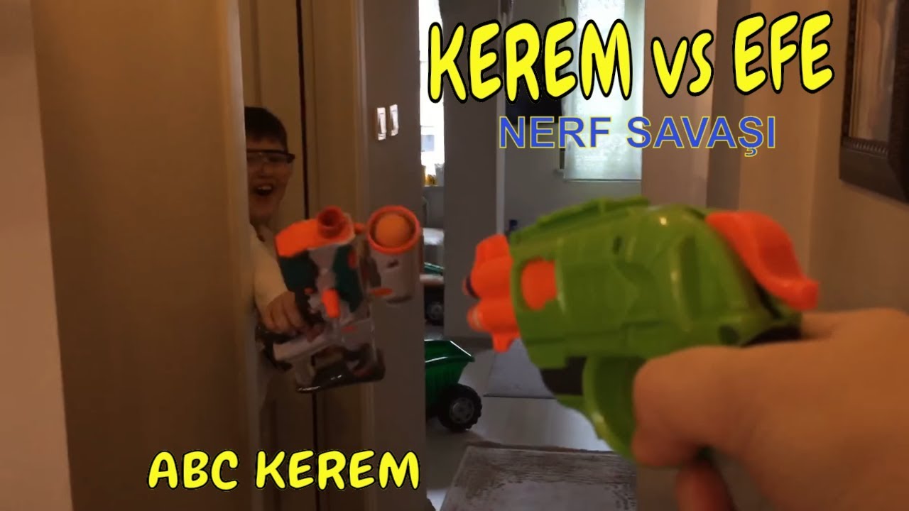Nerf War| Nerf savaşı en güçlü nerf hangisi |ABC KEREM