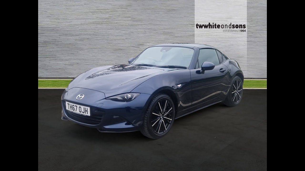 Mazda MX-5 RF 2.0 SKYACTIV-G Exclusive-Line 2dr Manual Petrol Blue 1 Owner 18,414 Miles - TH67 OJH