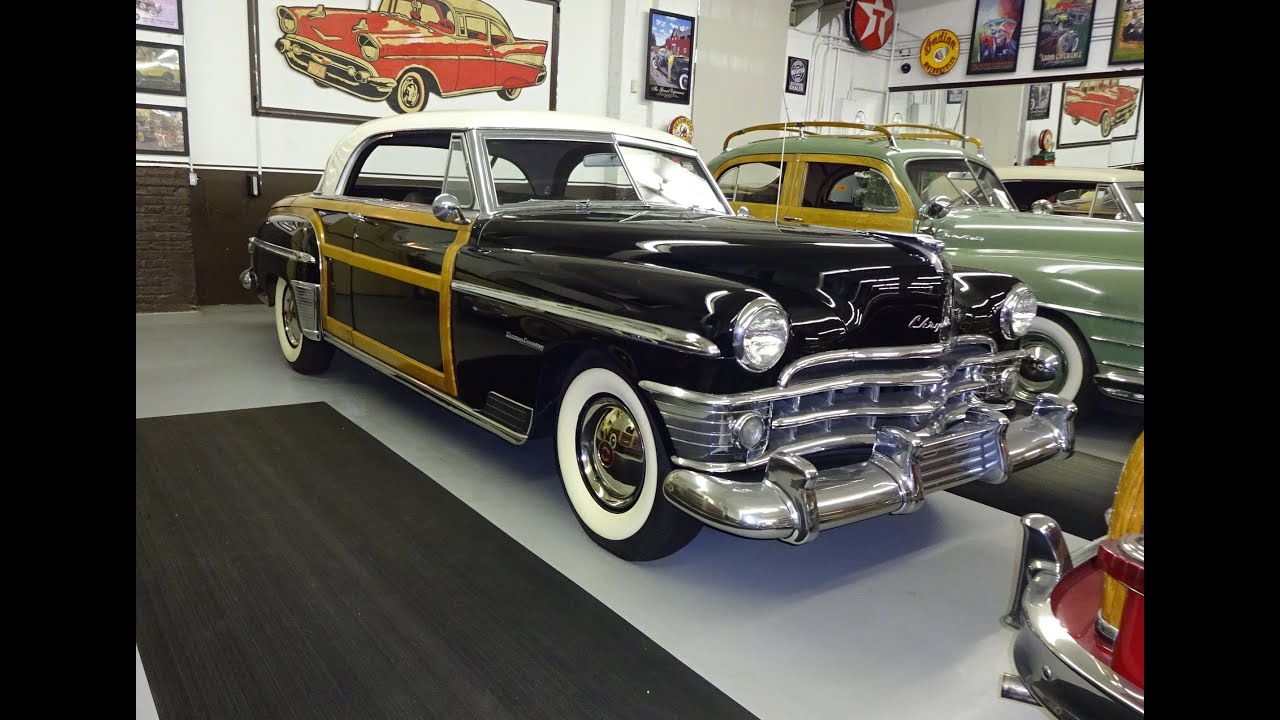 1950 Chrysler Town & Country Woodie Coupe & Engine Start Up on My Car Story with Lou Costabile