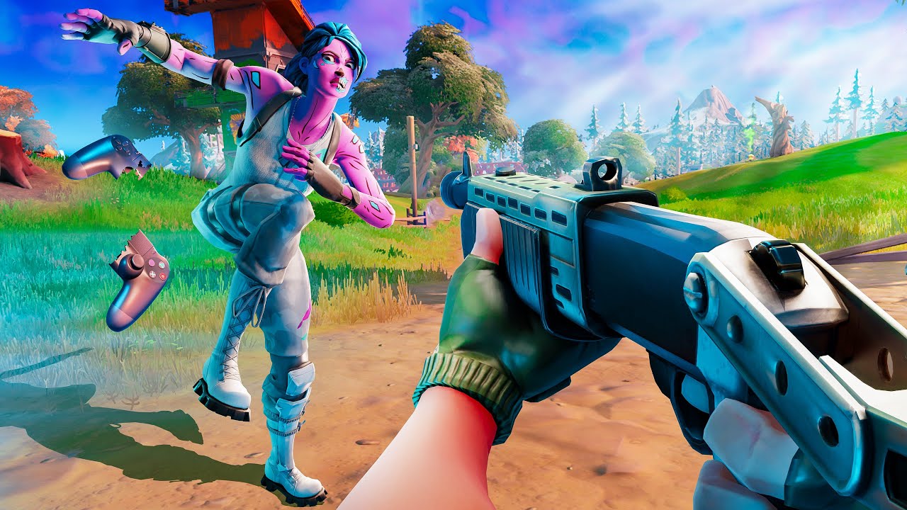 Destroying TOXIC Fortnite Trash Talkers in Creative Fill...