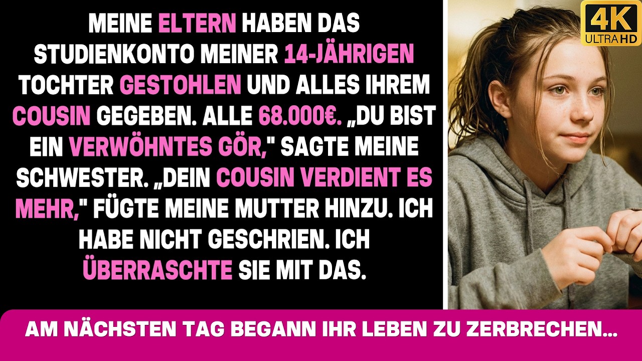 Meine Eltern haben das Studienkonto meiner 14-Jährigen gestohlen.