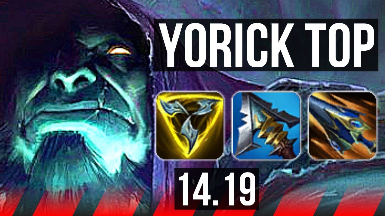 YORICK vs DR. MUNDO (TOP) | 10/0/3, 6 solo kills, Legendary | EUW Diamond | 14.19