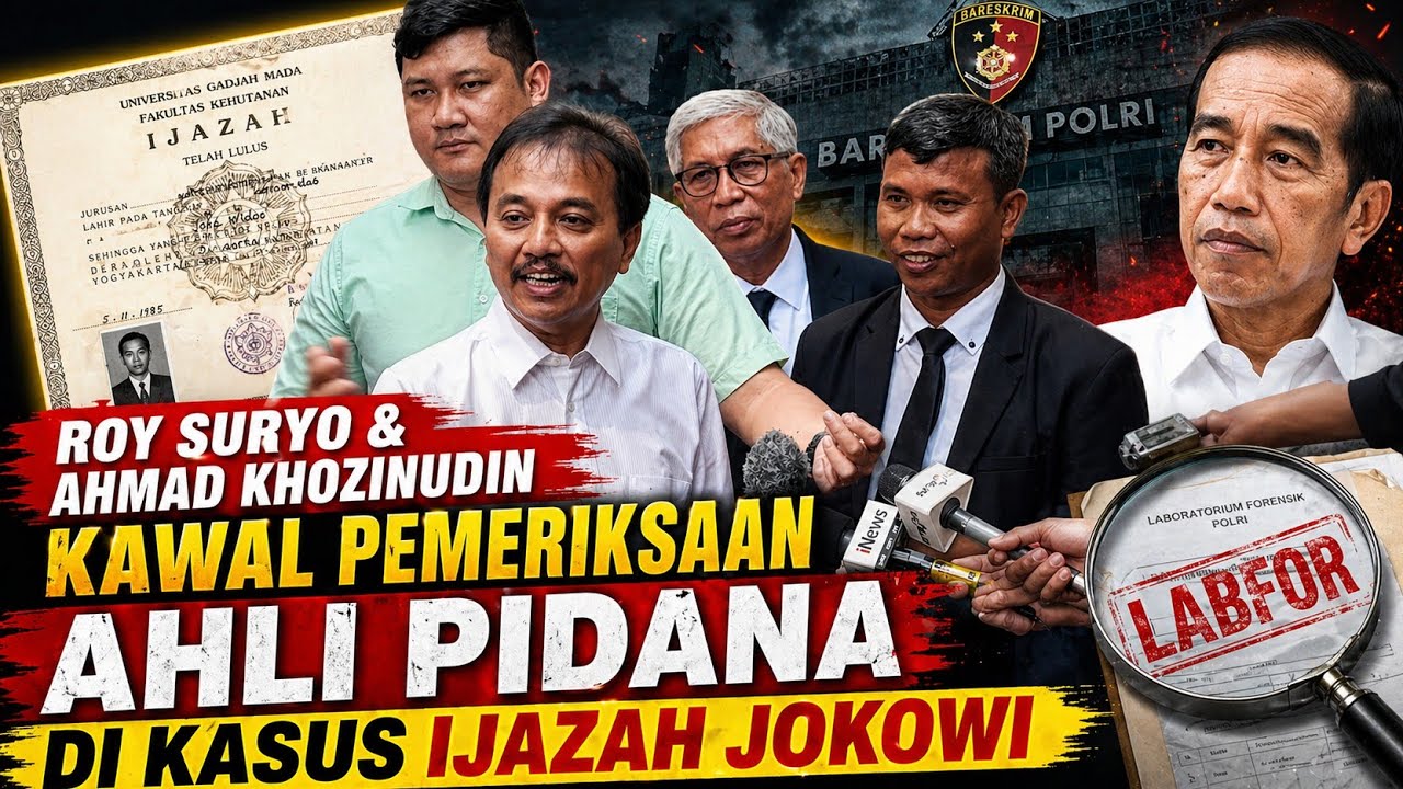 ROY SURYO CS DAN AHMAD KHOZINUDIN KAWAL AHLI PIDANA DI POLDA