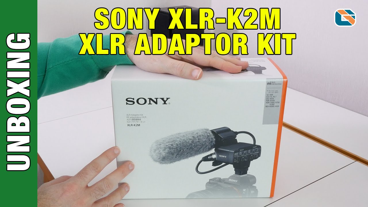 Sony XLR-K2M XLR Adaptor Kit & Microphone Unboxing & First Look
