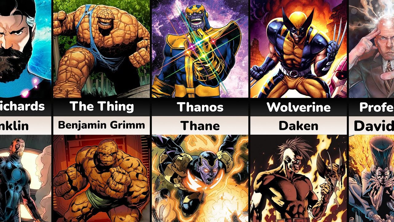 The Children Of Marvel Characters