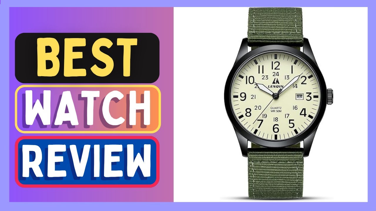 LN LENQIN Mens Watches Unisex Military