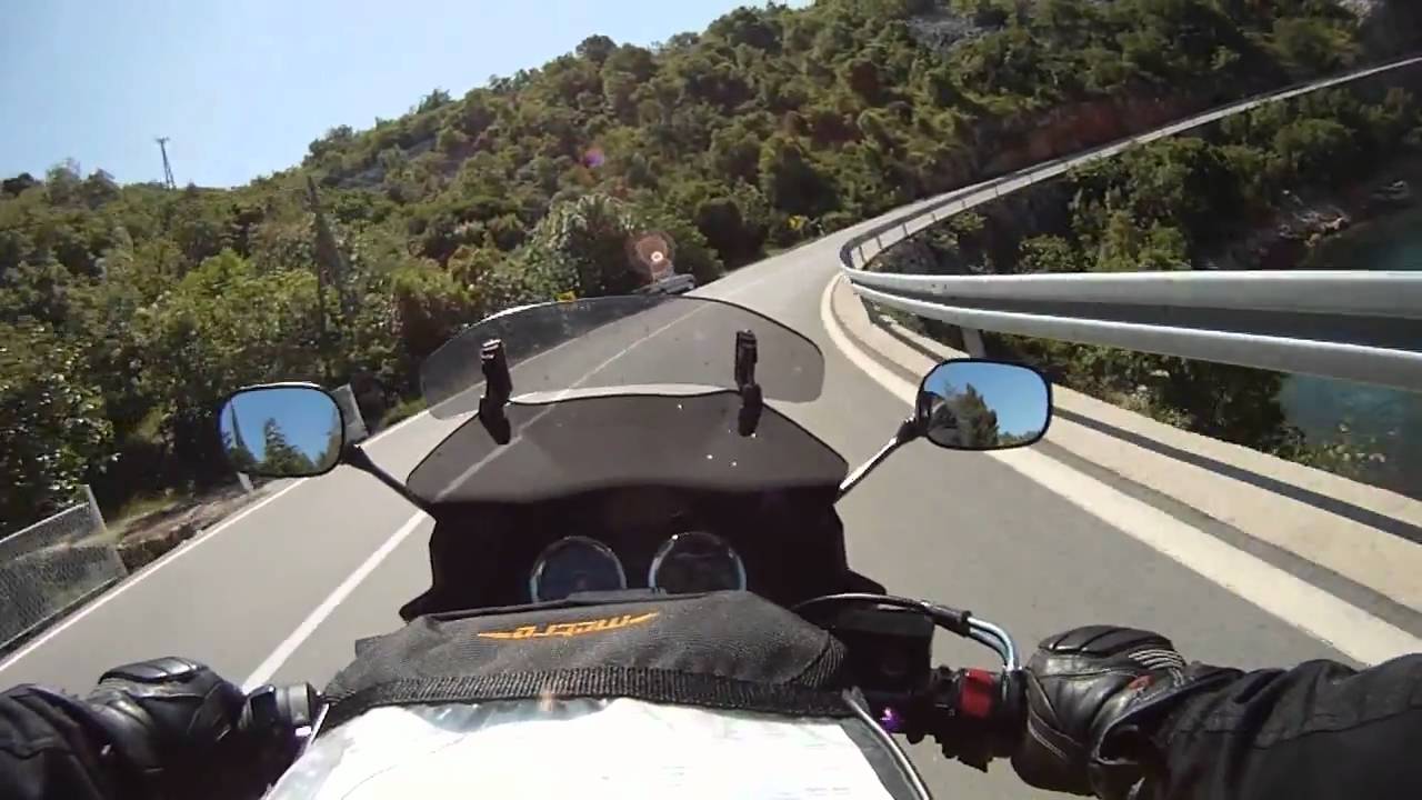 Motorcycle ride along Croatian coast may-2011
