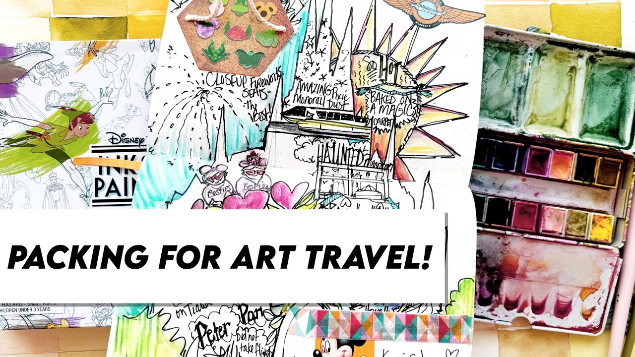 Packing for Disney’s Festival of the Arts Sketching!