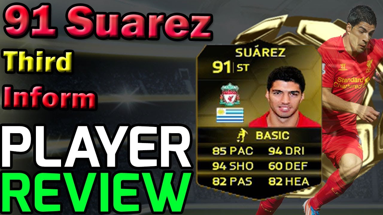 Fifa 14 TIF 91 Suarez Player Review and In Game Stats!