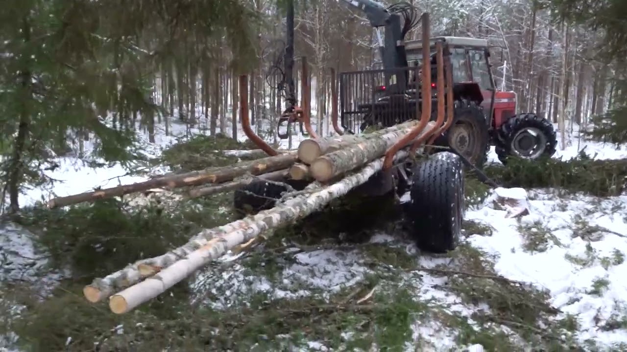 Massey ferguson 390 / Hakki metsäkuormain