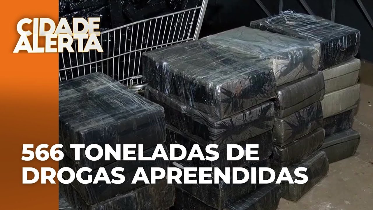 Paraná atinge em 2025 o recorde de apreensão de drogas em todo o país; foram 566 toneladas