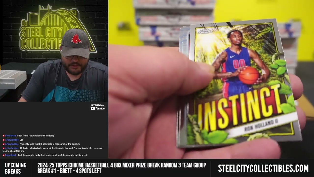 2024-25 Topps Chrome Basketball Hobby 12-Box Case PYT Group Break #3 - Brett