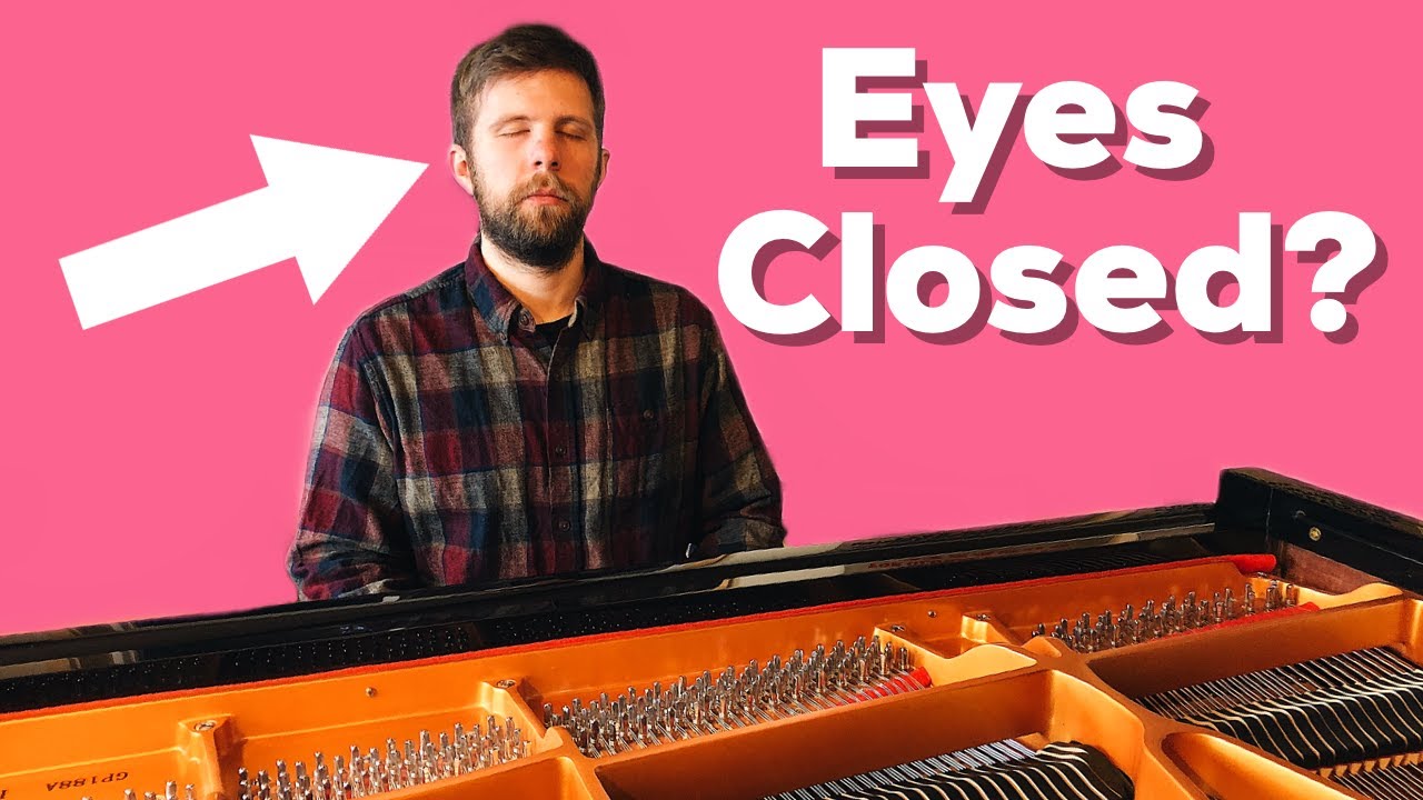 Is Practicing Piano With Your Eyes Closed Helpful? | Quick Piano Tips