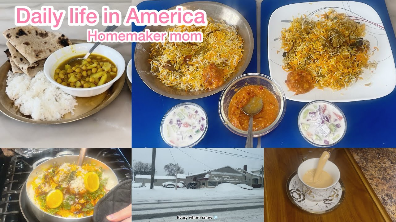 Morning routine. Silent cooking beginner videos [desi tortillas, biryani & grocery shopping.