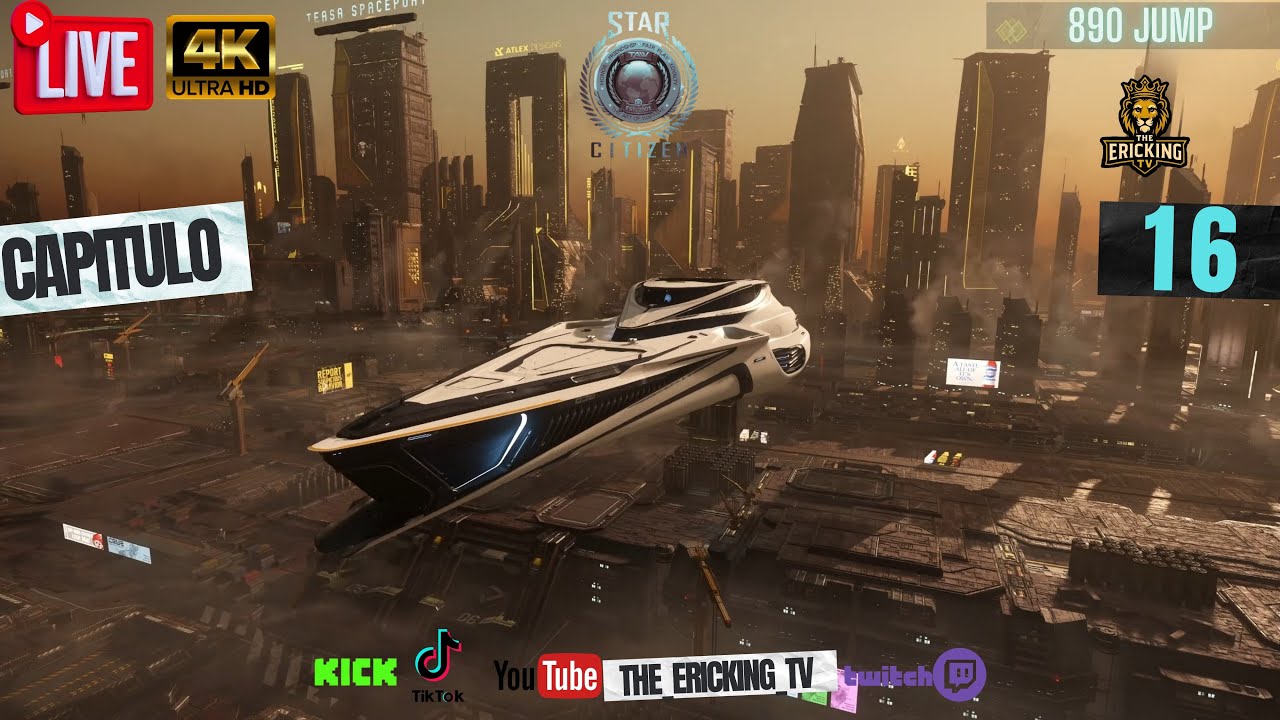 STAR CITIZEN CAPITULO 18.5 : quick stream II MULTISTREAM YOUTUBE TWITCH TIKTOK RTX 5080 4K