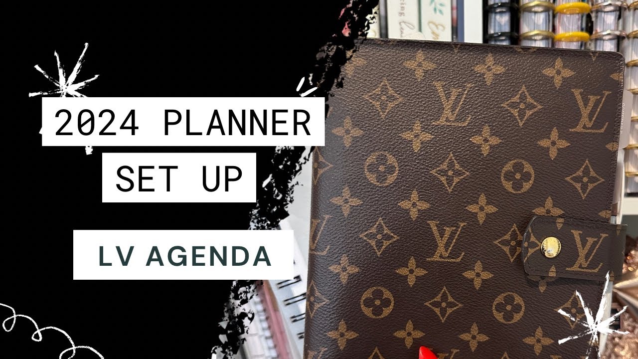 2025 PLANNER SET UP // LV MG AGENDA // A5 AGENDA // MINIMAL PLANNING