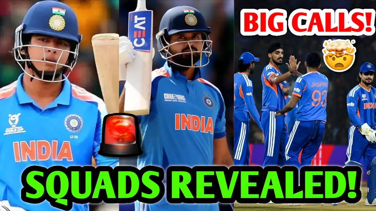 BREAKING 🚨 INDIA FULL SQUAD for Eng, Ire & Asian Games REVEALED 🔥 Surya, Shreyas Vaibhav 