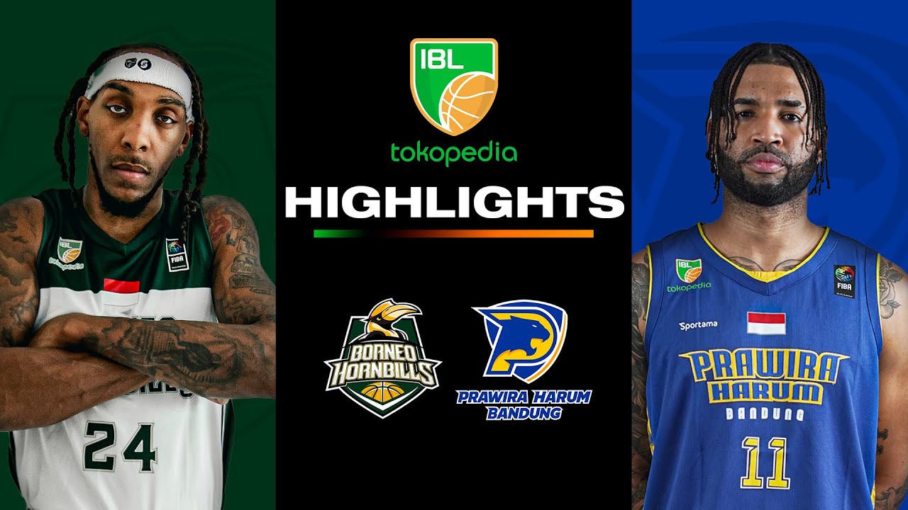 Highlight: Borneo Hornbills vs Prawira Harum Bandung | July 7, 2024 | IBL Tokopedia 2024