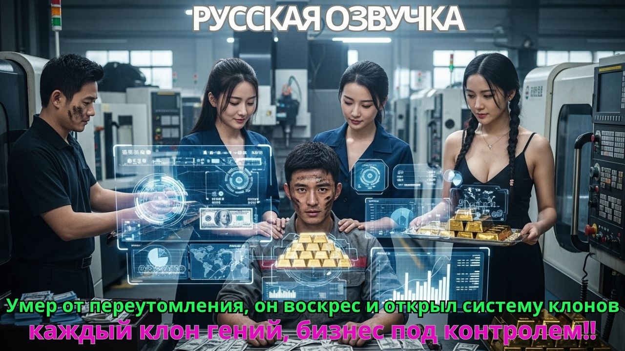 Умер от переутомления, он воскрес и открыл систему клонов: каждый клон гений, бизнес под контролем!