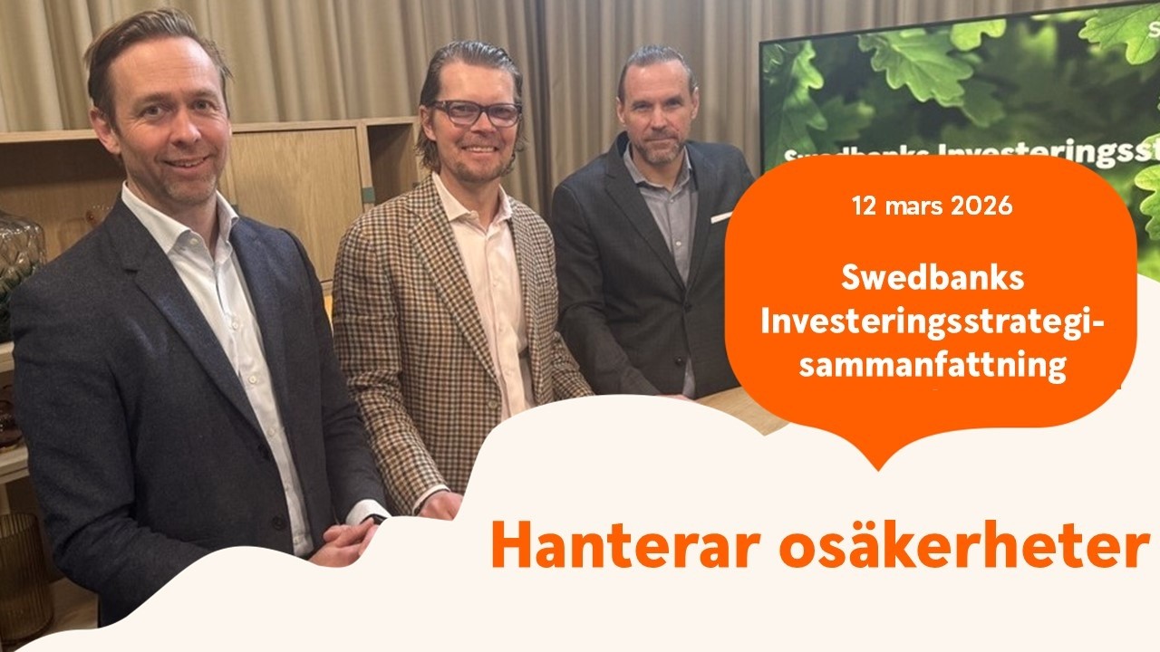 Swedbanks Investeringsstrategi mars 2026 - sammanfattning
