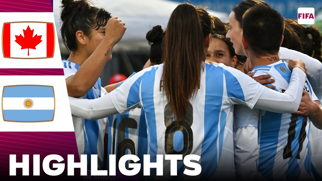 Canada vs Argentina | Highlights | Women's International Friendly 08-04-2025