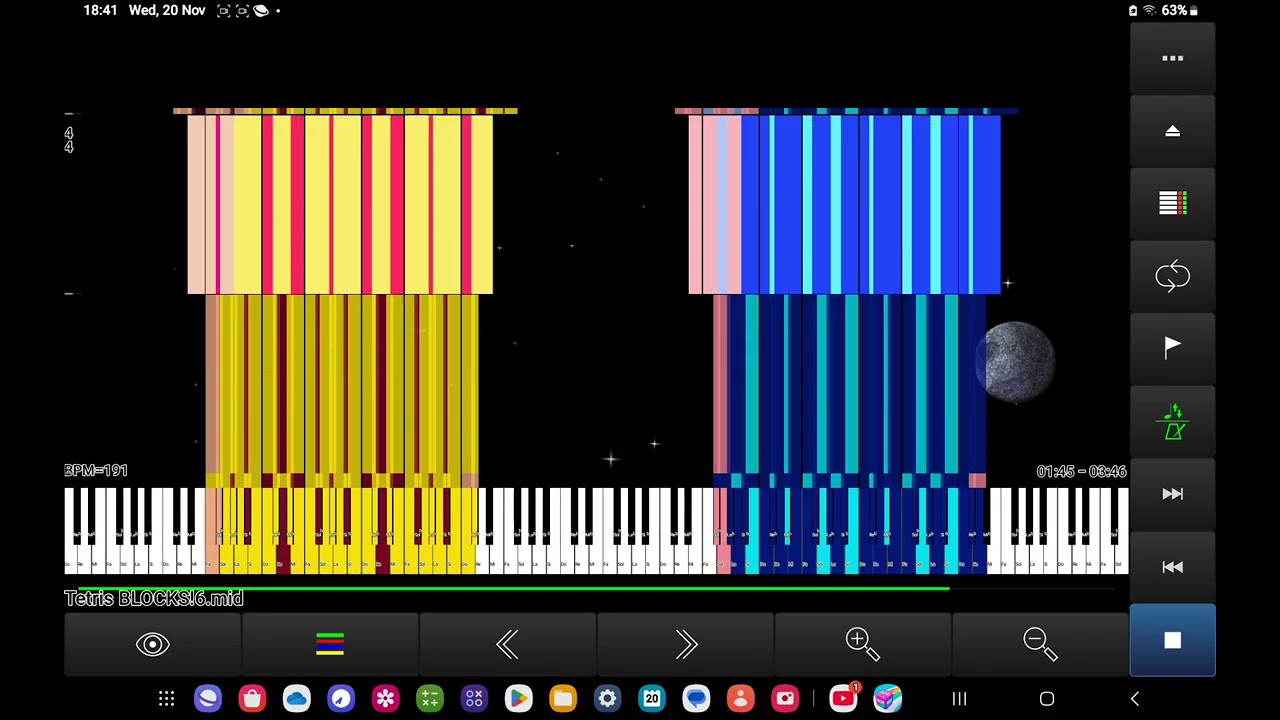 [ART MIDI] Tetris Blocks Arts v6 | 6964A Notes | Midi by ZDOH 4096£L